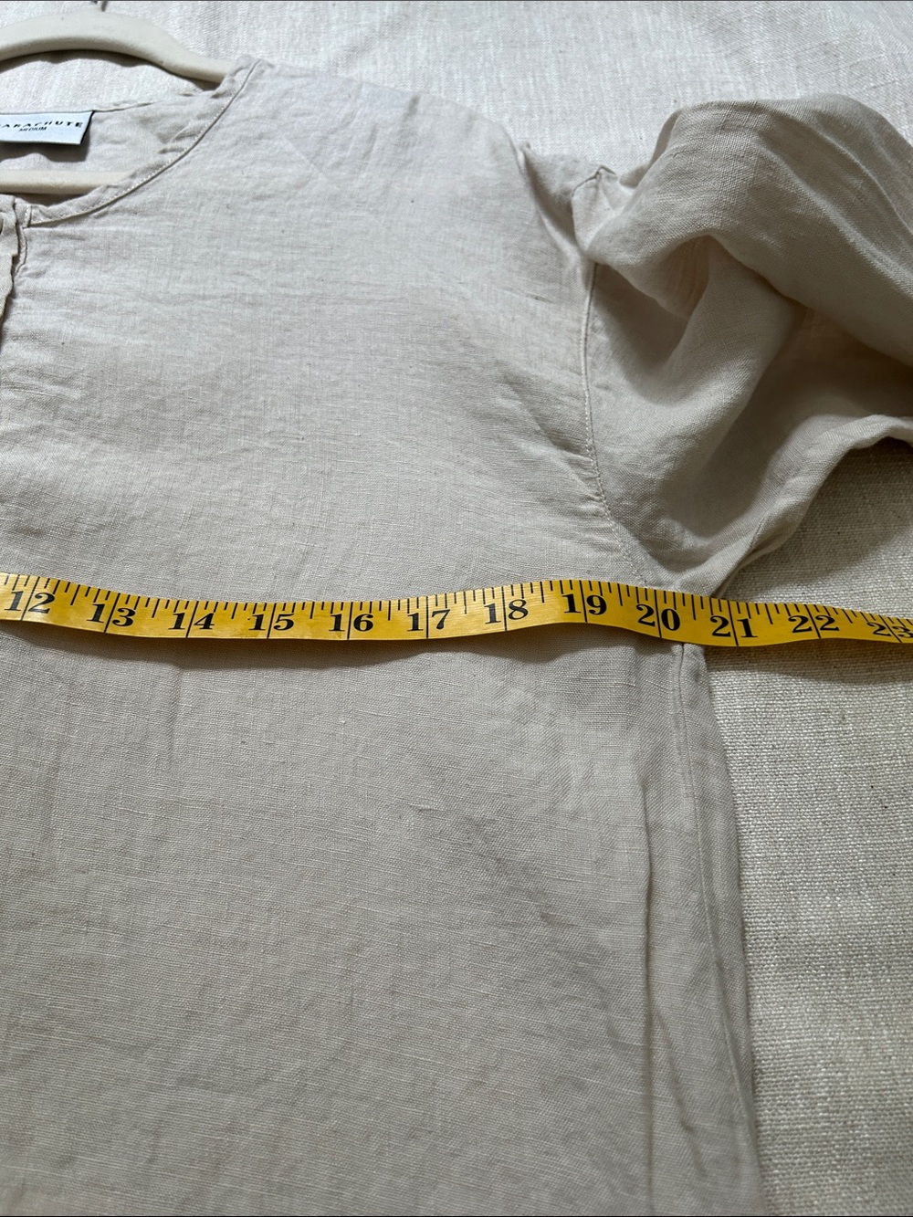 Parachute Linen House Dress Size Medium Midi Oversized Comfy Tunic/Nightshirt - Picture 10 of 15